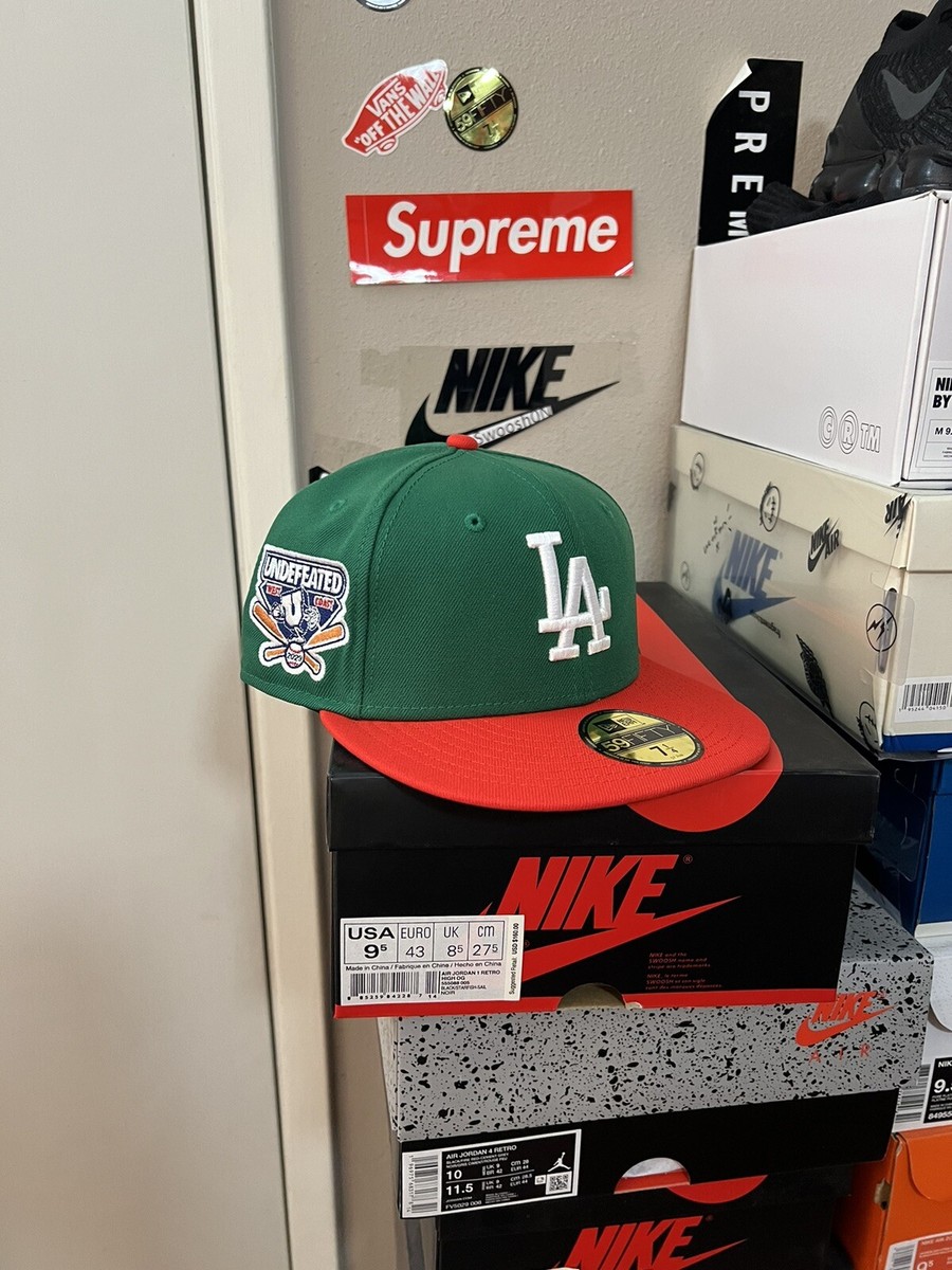 New Era LA DODGERS UNDFTD Undefeated Kelly Green Red 7 1/4 New Era LA DODGERS UNDFTD Undefeated Kelly Green Red 7 1/4
