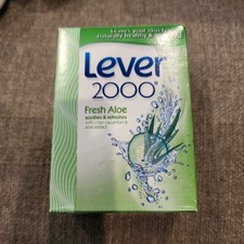 Lever 2000 Fresh Aloe Cucumber BOXED Bar Soap Bar Old Formula Made In USA New