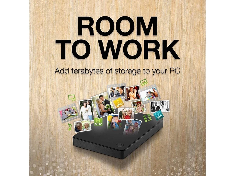 Seagate Portable 2TB External Hard Drive Portable HDD USB 3.0 for PC, Mac, PS4, - Image 3 of 4