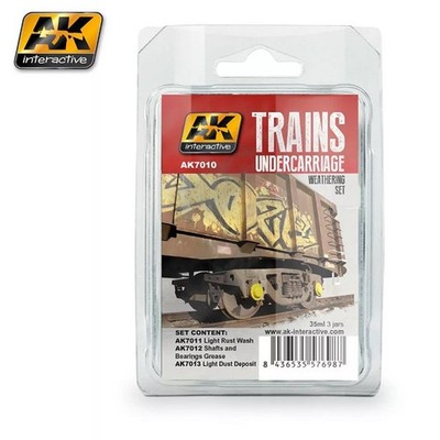 AK Interactive AK7010 - Undercarriage 3x35 ml - Neu