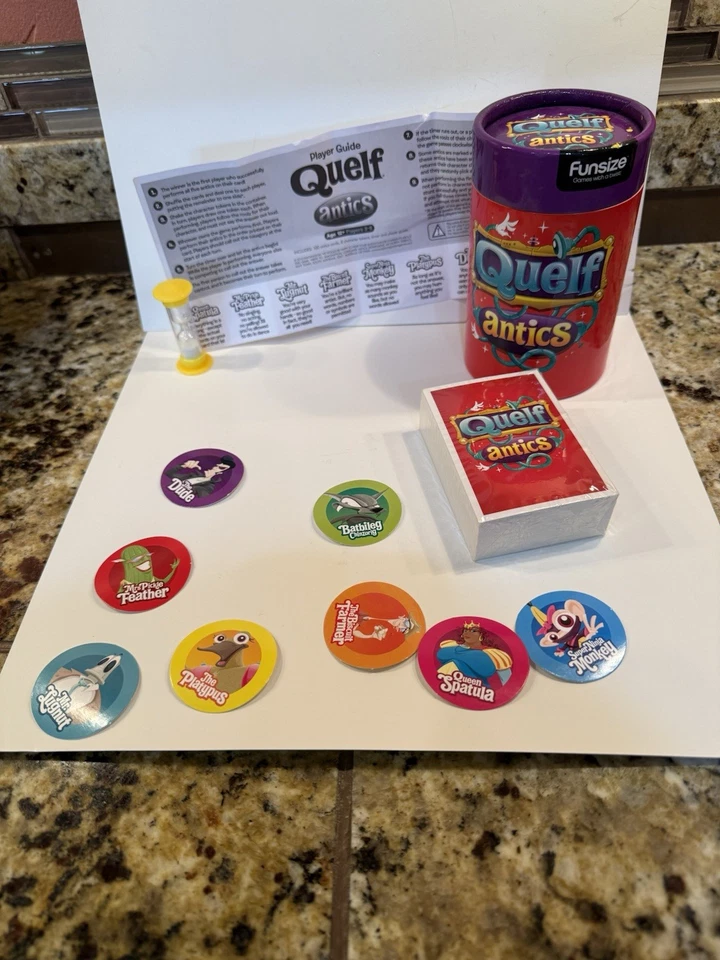Quelf Antics Fun Size Travel Game Unopened Cards New Without Box - Image 3 of 4