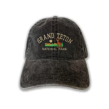 Grand Teton National Park Embroidered Cap hat baseball hat