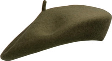 Women Wool Beret Hat French Style Solid Color