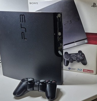 Sony PlayStation 3 Slim CECH-2004A 120GB   OVP   DualShock 3   14 Spiele   Top 