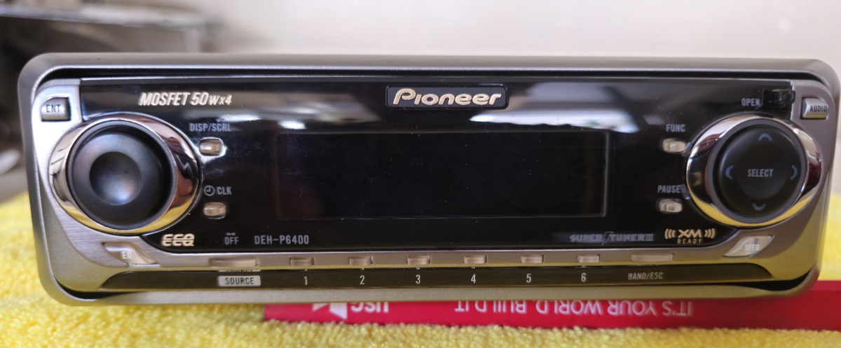 Vintage Pioneer Old school DEH-P6400 HU Dolphins Display RARE IOB
