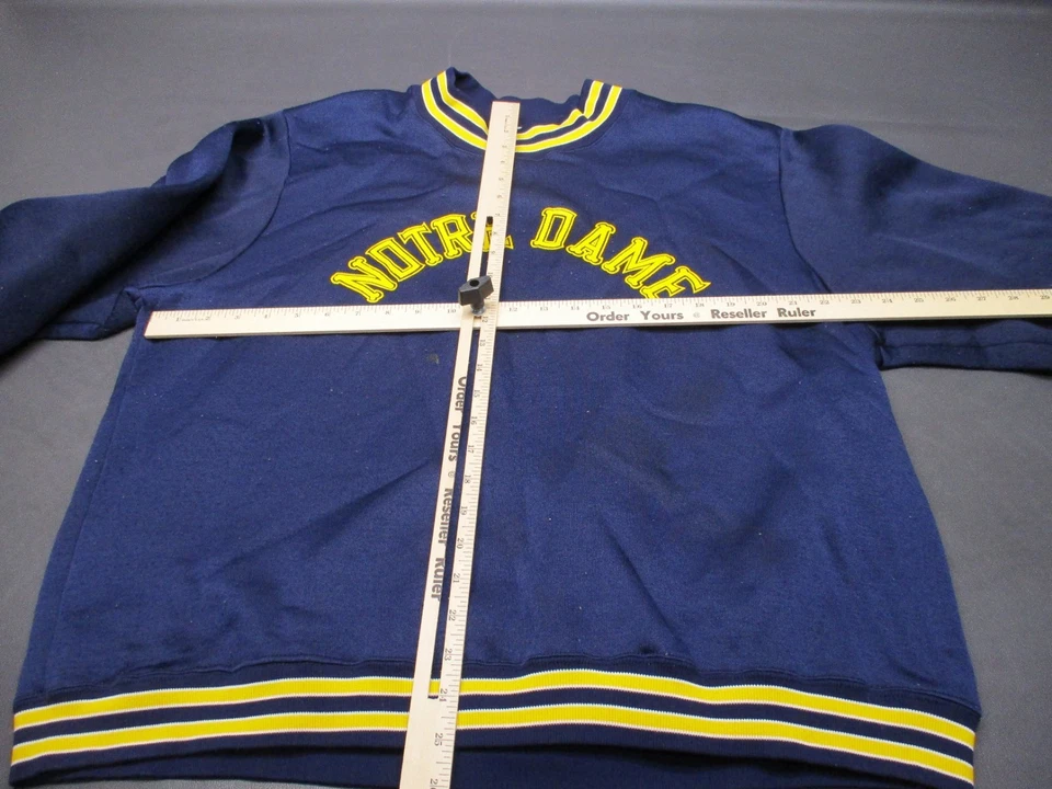 Vintage 60s RARE Champion Products NOTRE DAME IRISH CREW Sweater XXL PreLogo USA - Image 4 of 4