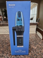 Koonie Cordless 3 IN 1 Air Duster Battery Operated Computer Cleaning Duster NEW