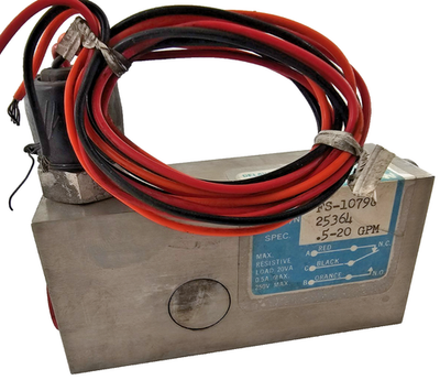 #ad #ad Gems Sensors Liquid Flow Switch FS 10798 25364 1 2quot; NPT 0.5 20 GPM 1000PSI $49.95