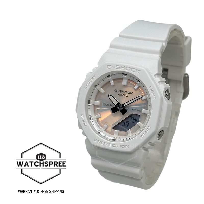 Casio G-Shock for Ladies' Bio-Based Matte White Resin Band Watch