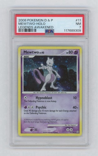 Mewtwo graded PSA 7 for sale on eBay