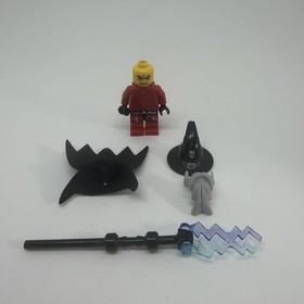 Evil Wizard 7093 Staff Cape Beard Fantasy Era Castle LEGO Minifigure Mini Figure