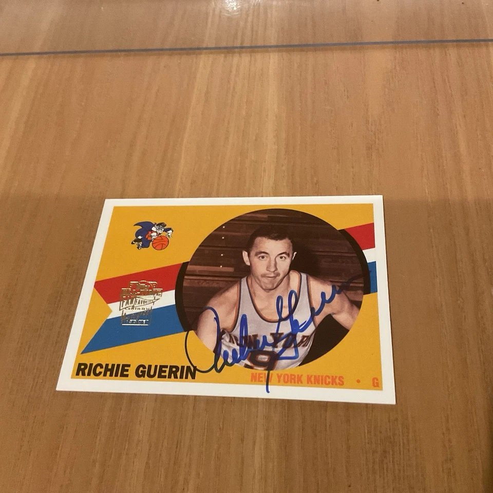 Richie Guerin 2005-06 Topps Style 1952 Fan Favorites Autograph SP Auto KnicksHOF - Image 2 of 4