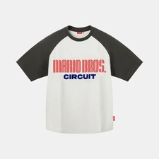 Nintendo Super Mario Mario Kart World Raglan T-shirt Japan New Pre