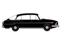 Brekina 27325 Tatra 603-2 Schwarz, 1963, H0 Neu 2026