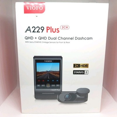 VIOFO A229 Plus 2K/QHD QHD Dual Channel (2CH) DashCam NEW SEALED