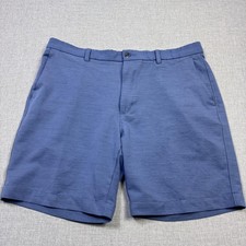 Callaway Performance Golf Chino Shorts Mens 38 Blue Spandex Polyester 9 Inseam