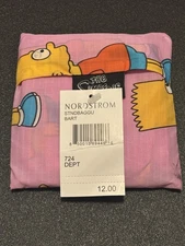 BAGGU The Simpsons Bart Baggu Standard Pink Reuseable Bag NWT HTF Rare