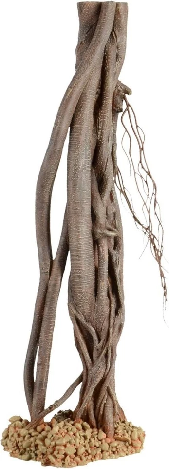 Hand-Painted Mangrove Root Ornament for Aquatic Habitats - 6" L x 4.25" W - Image 2 of 2