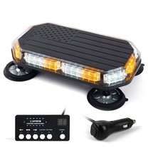Xprite Magnetic Amber Strobe Light Construction truck Emergency Vehicle Lights