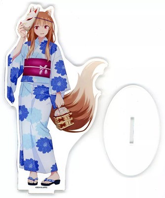 Holo B (newly drawn illustration) Acrylic stand ''Spice and Wolf MERCHANT MEETS