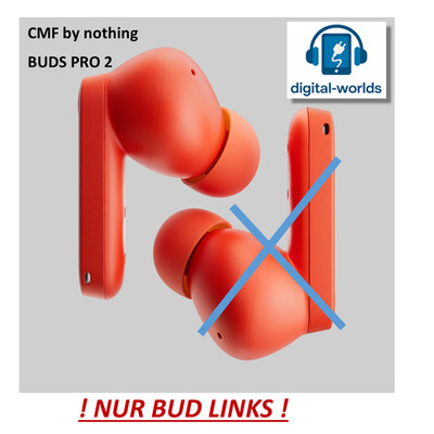 CMF by nothing BUDS PRO 2 - rot - Modell B172 / 2024 +++ BUD LINKS - AKKU 100%