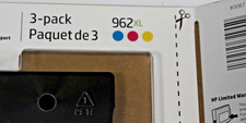 BRAND NEW!! HP 962XL 3-PACK Cyan Magenta Yellow Color Ink 3JB36BN Exp. 02/2028+