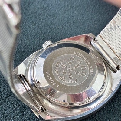 Rado Mannheim Watch Automatic Vintage 42mm x 36mm Silver 17cm | eBay