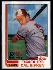2018 Topps Archives Cal Ripken Jr. #98T Topps Rookie History Baltimore Orioles