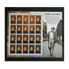 Legends of Hollywood James Dean USPS Stamp Sheet of 20 32c MNH USA