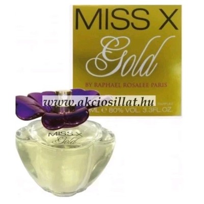 Goldenes Parfum, Eau de Parfum 100ml, Miss X Gold by Raphael Rosalee Paris 