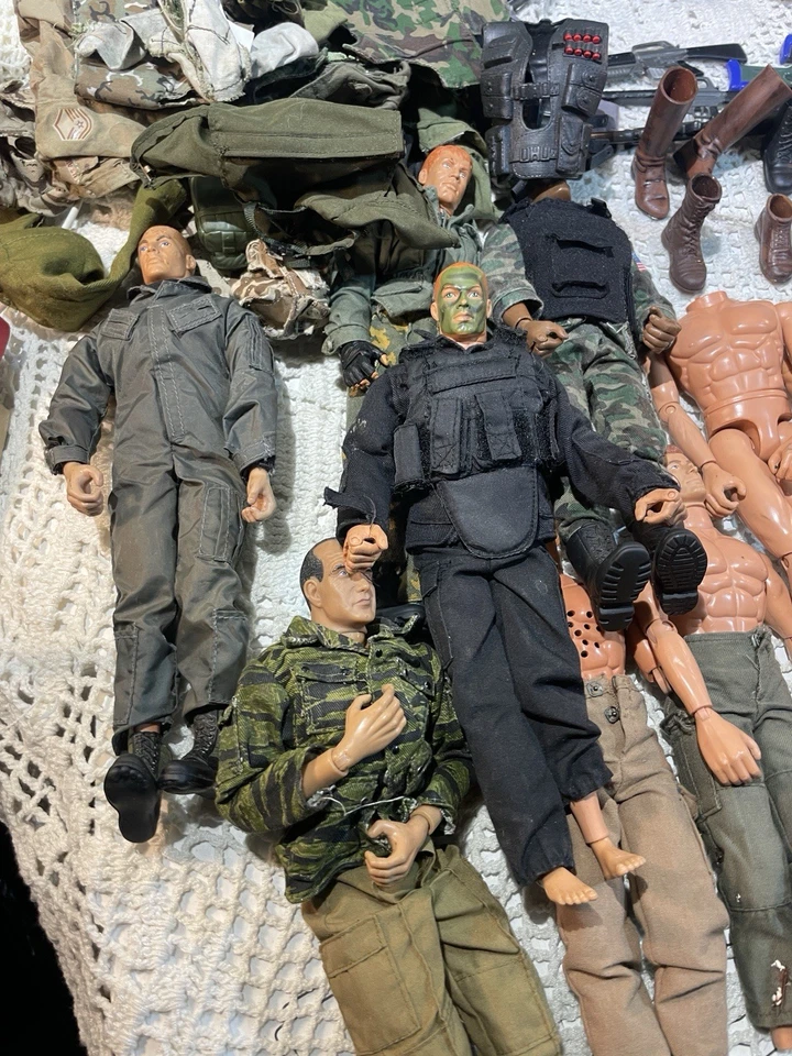 Vintage 1990’s Hasbro, And More 12” Action Figures Dolls Military Lot Of 12! - Image 2 of 4