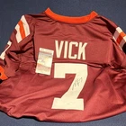 Michael Vick signed Virginia Tech Hokies!  Autographed Football Jersey JSA Cert