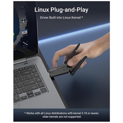 Linux WiFi 6E Adapter for Ubuntu Fedora Mint