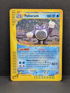 Poliwrath 24/165 Expedition Base Set Holo Rare