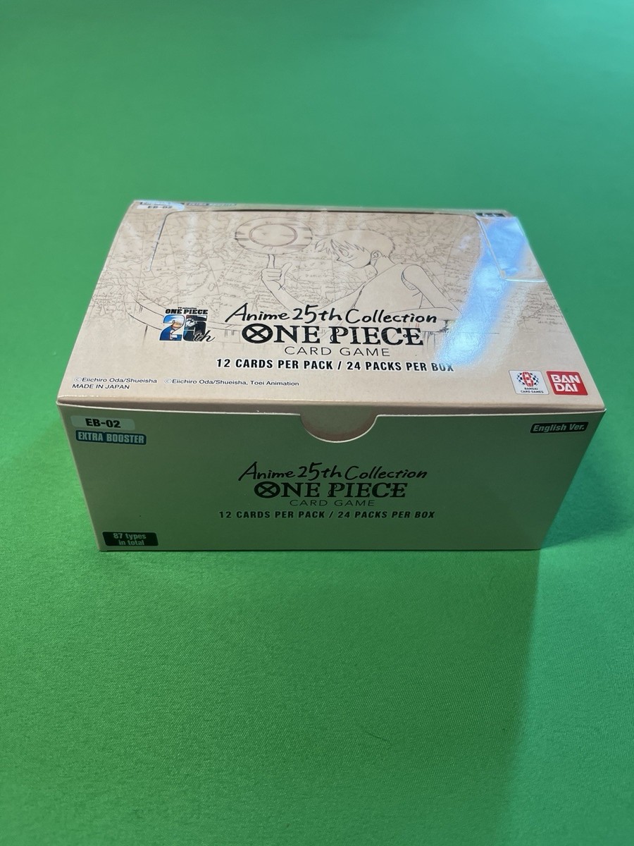 One Piece Card Extra Booster EB02 Anime 25th Collection Box
