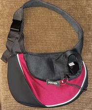 YUDODO Pet Dog Sling Carrier Large Pink Adjust Strap