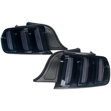 Taillights Sequential LED Smoked Lenses 2015 Style Black Pair Mustang 2015-2023