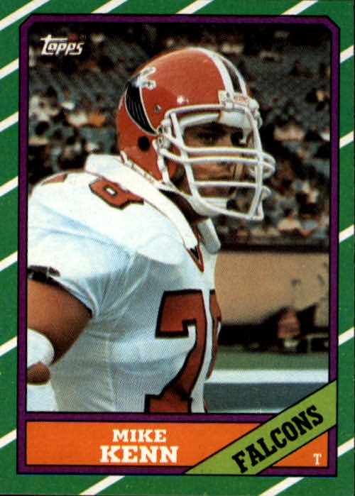 1986 Topps #366 Mike Kenn - FB