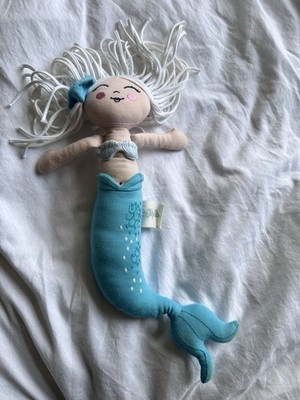 Elly Lu Dolls, Tindra The Mermaid - Soft Stuffed Organic Doll, STEM Toy (15 in)