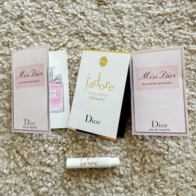 Lot 4 DIOR Women s FRAGRANCE PERFUME Travel VIAL Samples Miss Dior J adore