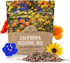 California Wildflower Mixture - Bulk 1 Ounce Packet - over 7,000 Native Seeds -  313.92 per gallon