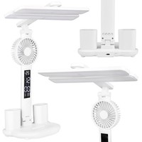 Led Schreibtischlampe 7W Weiß Ventilator Display Masterled Tischleuchte 3CCT