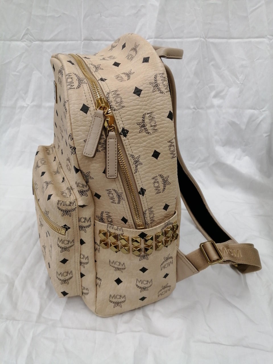 Side Studs Backpack Model All Over Pattern MCM - image 2