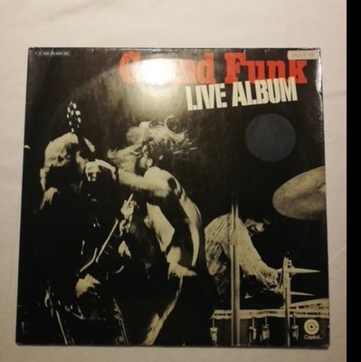 Grand Funk Railroad Live Album GATEFOLD Vg+ Capitol 2xVinyl LP