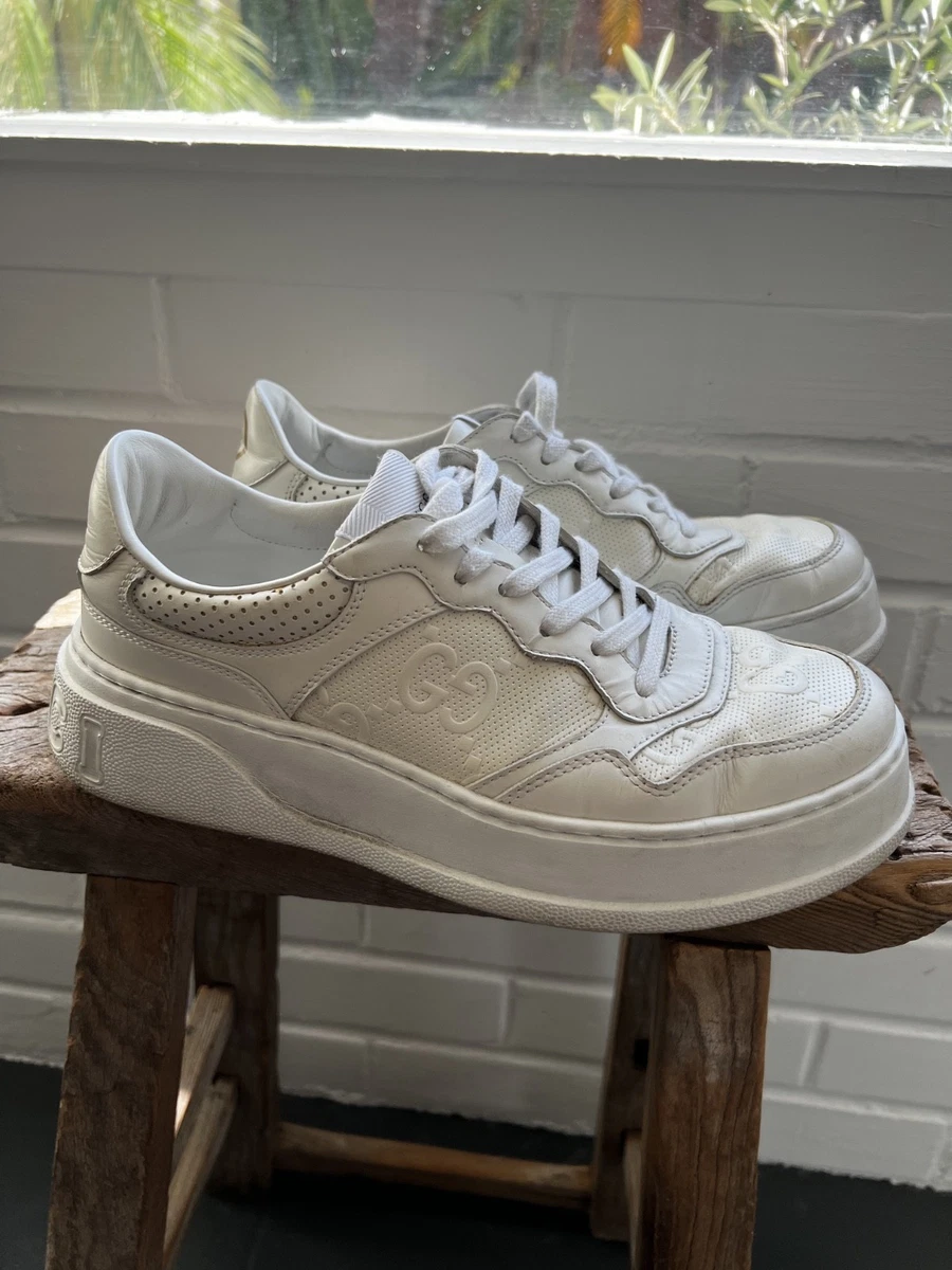 GUCCIスニーカー　白　サイズ8.5 本物 Gucci White Casual Shoes for Men for sale | eBay