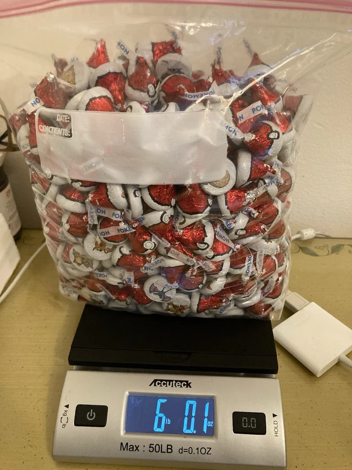 POKEMON 151 KISSES HERSHEY'S ASSORTED MIX LIMITED BULK VALUE 6 Lb BAG Hundreds - Image 2 of 4