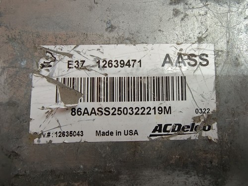 ACDelco E37 12639471 GM OE/GM Ecu Genuine Parts 12635043 - Picture 2 of 8