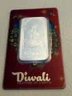2024 PAMP Suisse Diwali Festival Of Lights 1 Oz Silver Bar Assay Lakshmi Peacock