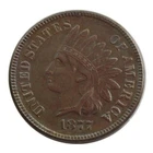 ---1877 Indian Head Penny Extremely Fine free shipping Rare in quantity---