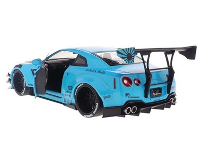 2023 NISSAN GT-R (R35) LIBERTY WALK 2.0 RHD BABY BLUE 1/18 BY